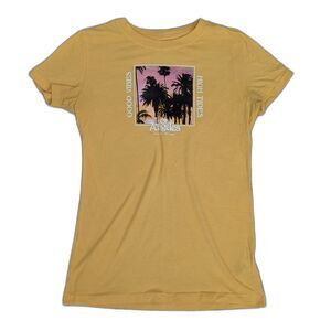 Aeropostale Good Vibes Graphic Crewneck Tee Women’s Small Spring Warm Weather